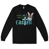 Black My First Easter Bunny Boy Long Sleeve Tee - RanaPortraitStore
