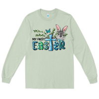 Matcha My First Easter Bunny Boy Long Sleeve Tee - RanaPortraitStore