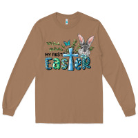 Toasted Coconut My First Easter Bunny Boy Long Sleeve Tee - RanaPortraitStore