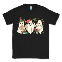 Black Christmas ghosts Classic Tee - MaliasSmallBusiness