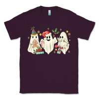 Plum Christmas ghosts Classic Tee - MaliasSmallBusiness
