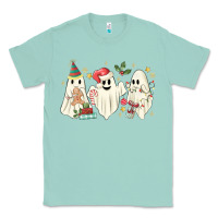 Seafoam Christmas ghosts Classic Tee - MaliasSmallBusiness