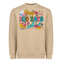 Mushroom happy 100 days of school Heavyweight Sweatshirt - Artiststas