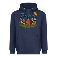 Navy Barn mom sunflower mother's day Heavyweight Hoodie - HowdyJamesFarm