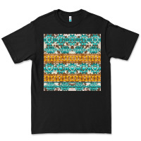 Black aztec cowhide seamless Premium Tee - AdoDesignShop