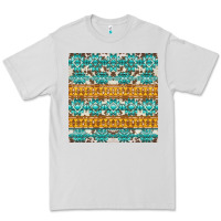 Dove Grey aztec cowhide seamless Premium Tee - AdoDesignShop