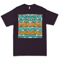 Plum aztec cowhide seamless Premium Tee - AdoDesignShop