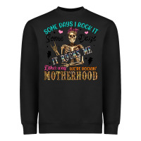Black some days i rock it some days it rocks me either w Heavyweight Sweatshirt - Artiststas