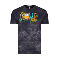 Cloud Black school bus love Vintage Tee - NancyCooperArtShop