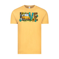 Vintage Mustard school bus love Vintage Tee - NancyCooperArtShop