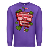 Purple heartbreaker club olivia Premium Sweatshirt - OliviaCreatesArt