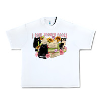 White ı read banned books Urban Heavy Tee - MaliasSmallBusiness