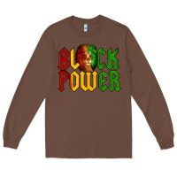 Chestnut Juneteenth Lion King Black Power Long Sleeve Tee - LillyAllenDesigns