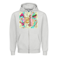 Dove Grey pet groomer Zipper Hoodie - TumblerDesignByShophia