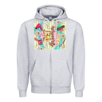 Heather Grey pet groomer Zipper Hoodie - TumblerDesignByShophia