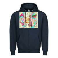 Navy pet groomer Zipper Hoodie - TumblerDesignByShophia