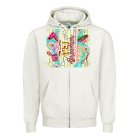 Oatmeal Heather pet groomer Zipper Hoodie - TumblerDesignByShophia
