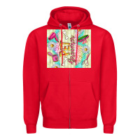 Red pet groomer Zipper Hoodie - TumblerDesignByShophia