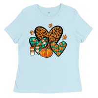 Baby Blue love fall Ladies Tee - JahusDesignShop