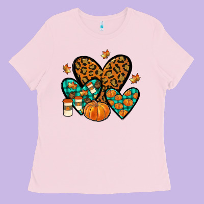 Love Fall Ladies Tee Designed By Jahusdesignshop
