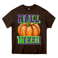 Chocolate Brown hall o ween Heavy Core Tee - JahusDesignShop