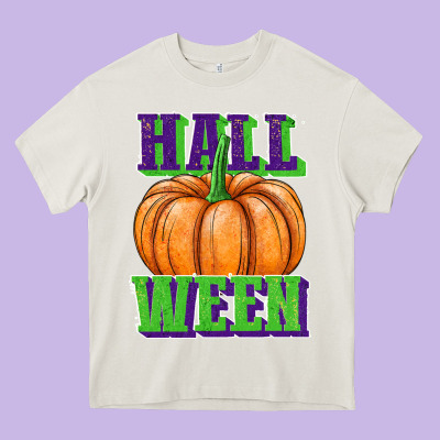 Hall O Ween Heavy Core Tee Designed By Jahusdesignshop