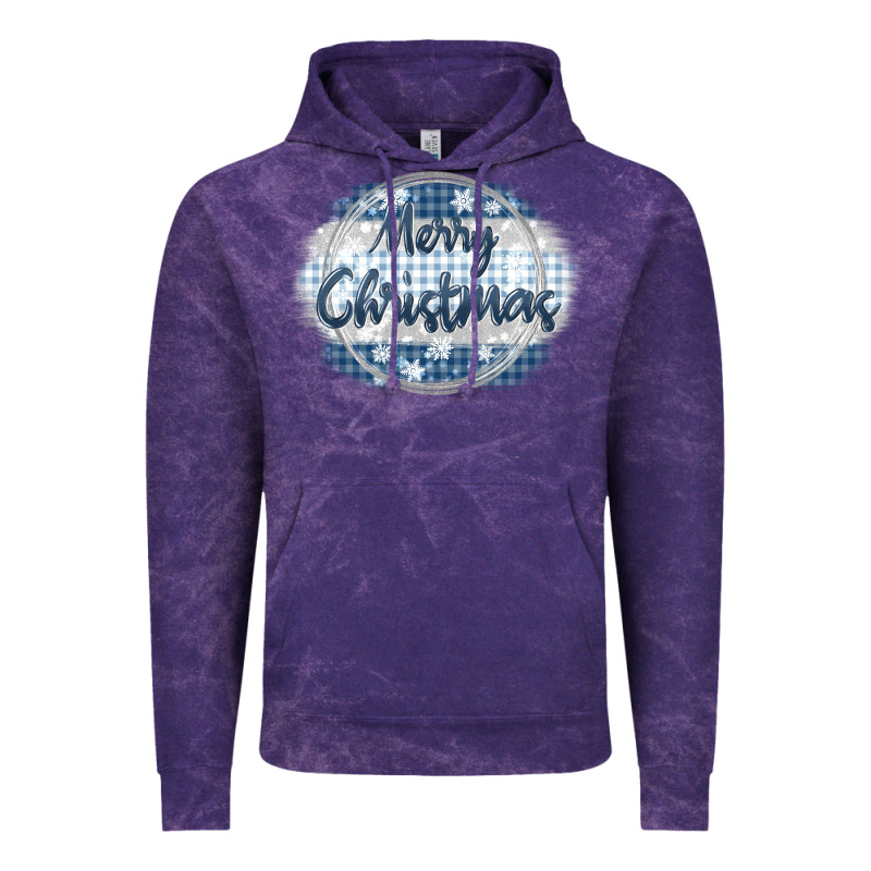 Merry Christmas Blue Vintage Hoodie by MaliasSmallBusiness | Teevron