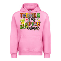 Fuchsia Pink tequila is my spirit animal Urban Hoodie - LillyAllenDesigns