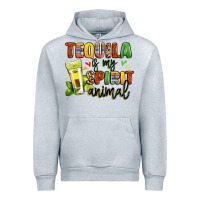 Heather Grey tequila is my spirit animal Urban Hoodie - LillyAllenDesigns