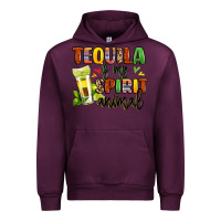 Mauve Wine tequila is my spirit animal Urban Hoodie - LillyAllenDesigns