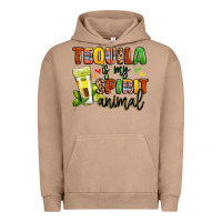 Pigment Burro tequila is my spirit animal Urban Hoodie - LillyAllenDesigns