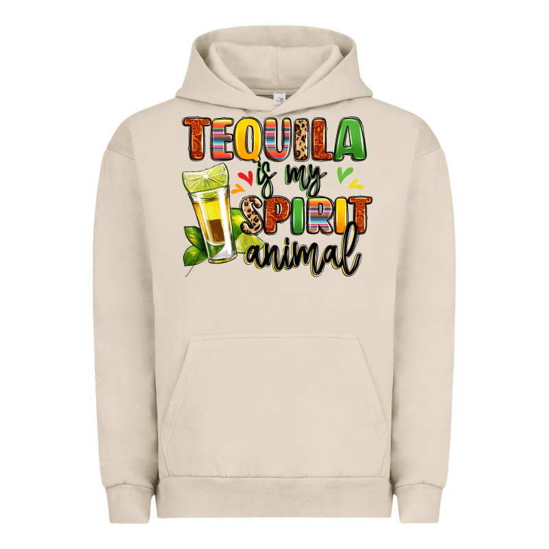 Tequila Is My Spirit Animal Urban Hoodie by LillyAllenDesigns | Teevron