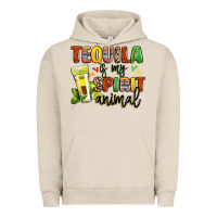 Pigment French Oak tequila is my spirit animal Urban Hoodie - LillyAllenDesigns