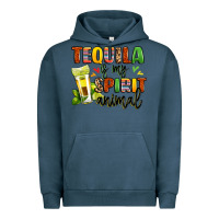 Pigment Midnight Navy tequila is my spirit animal Urban Hoodie - LillyAllenDesigns