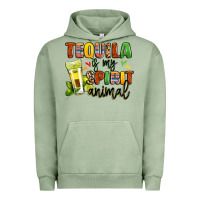 Pigment Oil Green tequila is my spirit animal Urban Hoodie - LillyAllenDesigns