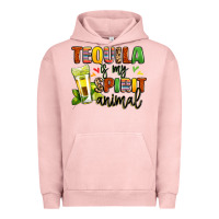 Pigment Salmon tequila is my spirit animal Urban Hoodie - LillyAllenDesigns