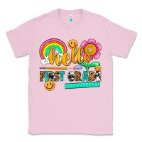 Bubblegum Pink hello first grade Classic Tee - NancyCooperArtShop