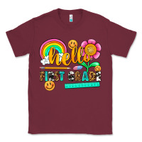 Burgundy hello first grade Classic Tee - NancyCooperArtShop
