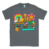 Charcoal Heather hello first grade Classic Tee - NancyCooperArtShop