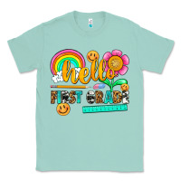 Seafoam hello first grade Classic Tee - NancyCooperArtShop