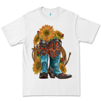 White western boots with sunflowers Premium Tee - Artiststas