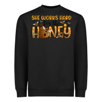 Black she works hard for the honey Heavyweight Sweatshirt - Artiststas