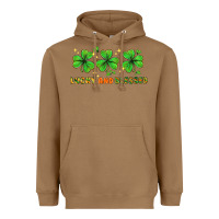 Toasted Coconut St. Patrick's Day lucky and blessed Heavyweight Hoodie - HowdyJamesFarm