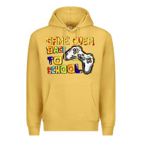 Antique Gold game over back to school Premium Hoodie - CowGirlArtShop