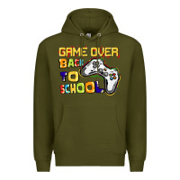Army Green game over back to school Premium Hoodie - CowGirlArtShop