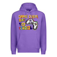 Purple game over back to school Premium Hoodie - CowGirlArtShop