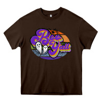 Chocolate Brown boo y'all Heavy Core Tee - JahusDesignShop