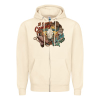 Cowboy Wild And Free Western Zipper Hoodie | Teevron