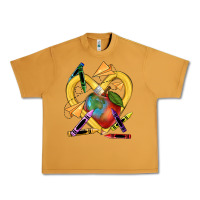 Peanut Butter heart pencil Urban Heavy Tee - NancyCooperArtShop