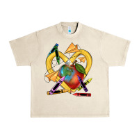 Sandshell heart pencil Urban Heavy Tee - NancyCooperArtShop
